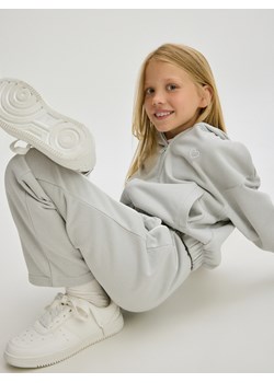 Reserved - Bluza z kapturem - jasnoszary ze sklepu Reserved w kategorii Bluzy dziewczęce - zdjęcie 188006804