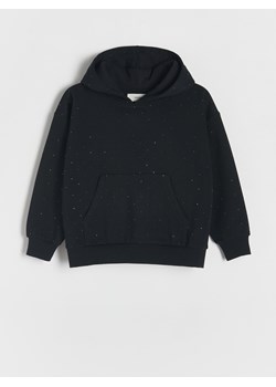 Reserved - Bluza z cyrkoniami - czarny ze sklepu Reserved w kategorii Bluzy dziewczęce - zdjęcie 188006820