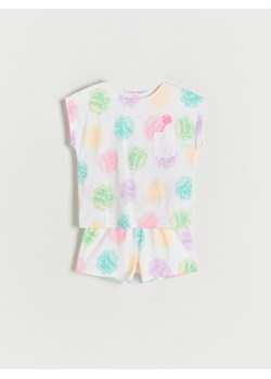 Reserved - Bawełniana piżama Chupa Chups - biały ze sklepu Reserved w kategorii Piżamy dziecięce - zdjęcie 188006830