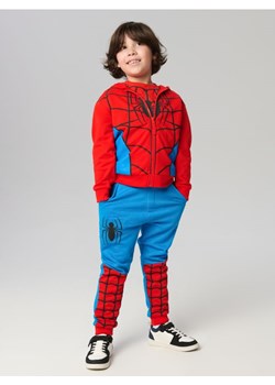 Sinsay - Bawełniany komplet dresowy z nadrukiem Spider-Man - czerwony ze sklepu Sinsay w kategorii Komplety chłopięce - zdjęcie 188007511