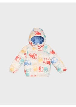 Sinsay - Pikowana kurtka puffer z kapturem - kremowy ze sklepu Sinsay w kategorii Kurtki dziewczęce - zdjęcie 188007603