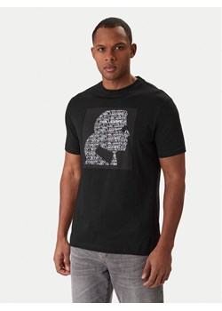 KARL LAGERFELD T-Shirt 755075 561252 Czarny Regular Fit ze sklepu MODIVO w kategorii T-shirty męskie - zdjęcie 188007622