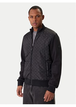 KARL LAGERFELD Kurtka bomber 505061 561527 Czarny Regular Fit ze sklepu MODIVO w kategorii Kurtki męskie - zdjęcie 188007663