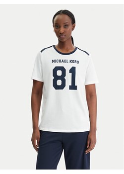 MICHAEL Michael Kors T-Shirt MR651WT97J Biały Relaxed Fit ze sklepu MODIVO w kategorii Bluzki damskie - zdjęcie 188007742
