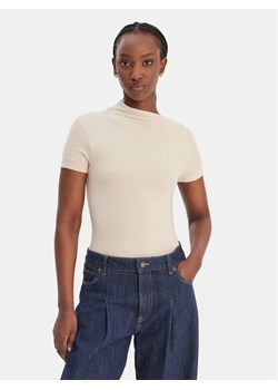 Guess Bluzka W6RP16 KD012 Beżowy Regular Fit ze sklepu MODIVO w kategorii Bluzki damskie - zdjęcie 188007761