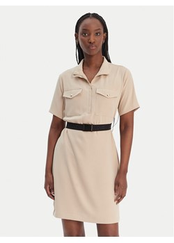 Liu Jo Sport Sukienka codzienna TA6020 TS923 Beżowy Regular Fit ze sklepu MODIVO w kategorii Sukienki - zdjęcie 188007774
