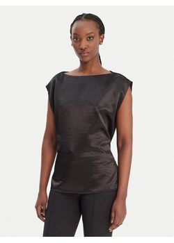 Guess Bluzka W6RH19 W2612 Czarny Regular Fit ze sklepu MODIVO w kategorii Bluzki damskie - zdjęcie 188007793