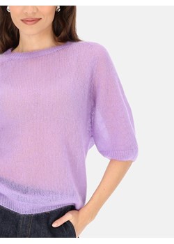 Fioletowy sweter moherowy damski L'AF Era ze sklepu Eye For Fashion w kategorii Swetry damskie - zdjęcie 188009900
