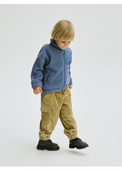Reserved - Sztruksowe spodnie jogger - beżowy ze sklepu Reserved w kategorii Spodnie chłopięce - zdjęcie 188009971