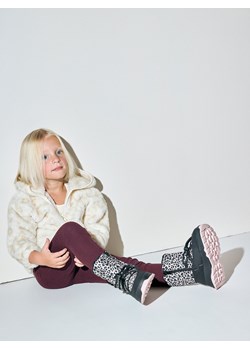 Reserved - Ocieplane botki w zwierzęcy print - czarny ze sklepu Reserved w kategorii Buty zimowe dziecięce - zdjęcie 188010111