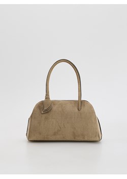 Reserved - Torebka z imitacji zamszu - beżowy ze sklepu Reserved w kategorii Torebki damskie - zdjęcie 188010351
