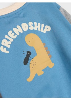 Sinsay - Rozpinana bluza z nadrukiem na plecach - wielobarwny ze sklepu Sinsay w kategorii Bluzy chłopięce - zdjęcie 188010622