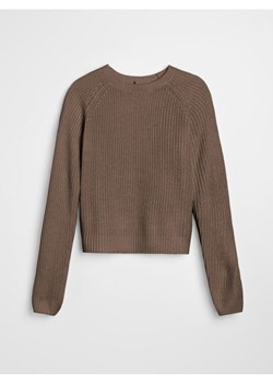 Sinsay - Basic sweter z długimi rękawami - brązowy ze sklepu Sinsay w kategorii Swetry damskie - zdjęcie 188010644