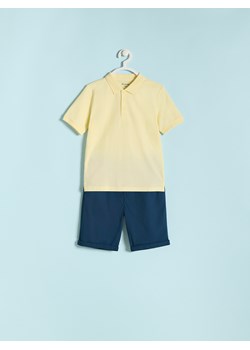 Reserved - T-shirt polo - jasnożółty ze sklepu Reserved w kategorii T-shirty chłopięce - zdjęcie 188011080