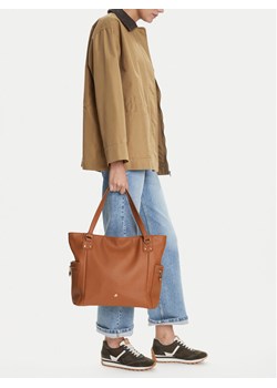 Torebka Beverly Hills Polo Club CEO-BHPC-C-005-08 Brązowy ze sklepu eobuwie.pl w kategorii Torby Shopper bag - zdjęcie 188011662