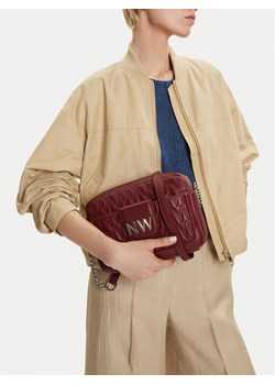 Torebka Nine West CEO-Astoria-Allure-01-LX10166 Bordowy ze sklepu eobuwie.pl w kategorii Listonoszki - zdjęcie 188011680