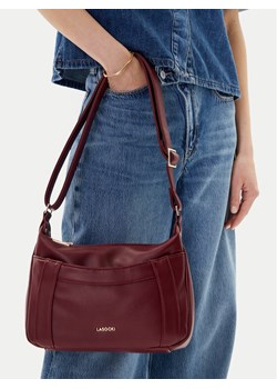 Torebka Lasocki C-LSK-L-009-08 Bordowy ze sklepu eobuwie.pl w kategorii Listonoszki - zdjęcie 188011723