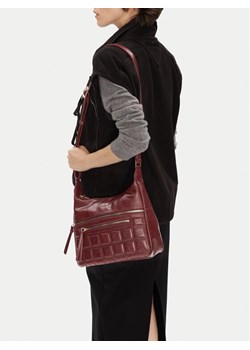 Torebka Lasocki C-LSK-L-010-08 Bordowy ze sklepu eobuwie.pl w kategorii Listonoszki - zdjęcie 188011931