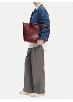 Torebka JENNY C-JEN-L-011-08 Bordowy ze sklepu eobuwie.pl w kategorii Torby Shopper bag - zdjęcie 188012024