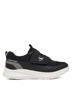 Sneakersy Calvin Klein V1X9-83308-1843 S Czarny ze sklepu eobuwie.pl w kategorii Buty sportowe dziecięce - zdjęcie 188012033