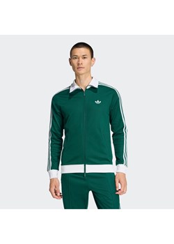 adidas Bluza adicolor Classic KE1666 Zielony Slim Fit ze sklepu MODIVO w kategorii Bluzy męskie - zdjęcie 188013190