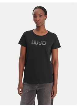 Liu Jo Sport T-Shirt TA6056 JS923 Czarny Regular Fit ze sklepu MODIVO w kategorii Bluzki damskie - zdjęcie 188013281
