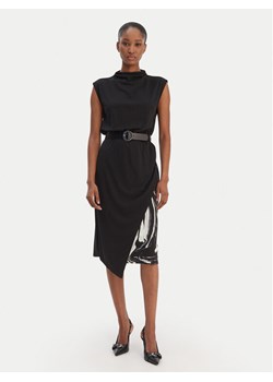 DKNY Sukienka codzienna DD5J2P42 Czarny Regular Fit ze sklepu MODIVO w kategorii Sukienki - zdjęcie 188013491