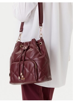 Beverly Hills Polo Club Torebka CEO-BHPC-C-011-08 Bordowy ze sklepu MODIVO w kategorii Torebki worki - zdjęcie 188013564