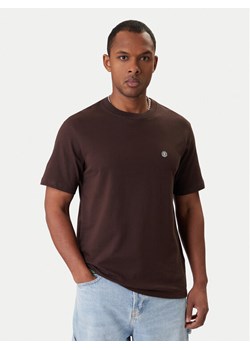 Element T-Shirt Icon Embroidery ELYKT00168 Brązowy Regular Fit ze sklepu MODIVO w kategorii T-shirty męskie - zdjęcie 188015350