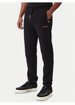 KARL LAGERFELD Spodnie dresowe 705006 561910 Czarny Regular Fit ze sklepu MODIVO w kategorii Spodnie męskie - zdjęcie 188015444