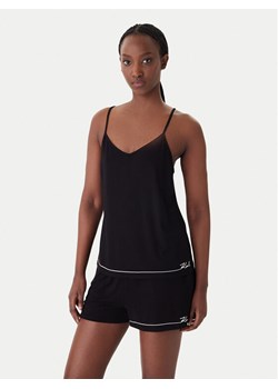 KARL LAGERFELD Piżama B1W45011 Czarny Regular Fit ze sklepu MODIVO w kategorii Piżamy damskie - zdjęcie 188015482