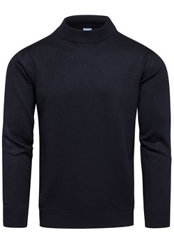 Sweter męski półgolf granatowy basic Recea ze sklepu Recea.pl w kategorii Swetry męskie - zdjęcie 188016050