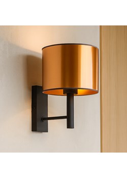 Czarno miedziany kinkiet ścienny do sypialni TEGU MIRROR ze sklepu Lysne w kategorii Lampy ścienne - zdjęcie 188017023