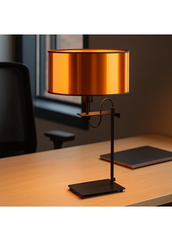 Czarna lampa biurkowa do pracy i nauki ALASKA MIRROR w stylu loft ze sklepu Lysne w kategorii Lampy stołowe - zdjęcie 188017032