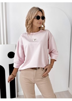 bluzka mirvari pudrowy róż one size ze sklepu UBRA w kategorii Bluzki damskie - zdjęcie 188017752