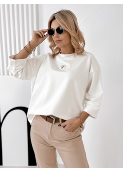 bluzka mirvari ecru one size ze sklepu UBRA w kategorii Bluzki damskie - zdjęcie 188017773