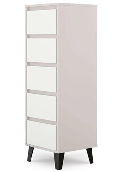 Komoda w stylu skandynawskim kaszmir + biały H3-K38 ze sklepu Edinos.pl w kategorii Komody - zdjęcie 188018050