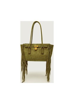 Michael Kors Torebka na ramię Hamilton Moderne | zamsz ze sklepu Gomez Fashion Store w kategorii Torby Shopper bag - zdjęcie 188018182
