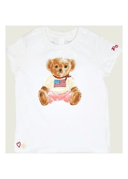 POLO RALPH LAUREN T-shirt BEAR | Regular Fit ze sklepu Gomez Fashion Store w kategorii Bluzki dziewczęce - zdjęcie 188018843