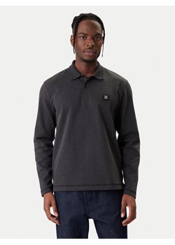 HUGO Polo Dinote 50553441 Szary Relaxed Fit ze sklepu MODIVO w kategorii T-shirty męskie - zdjęcie 188018943