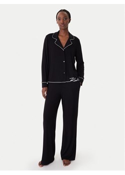 KARL LAGERFELD Piżama B1W45010 Czarny Relaxed Fit ze sklepu MODIVO w kategorii Piżamy damskie - zdjęcie 188018951