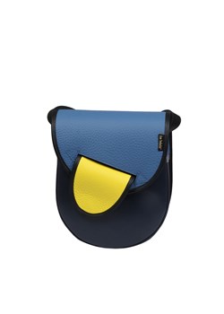 granatowa torebka damska skórzana na ramię City Light ze sklepu Słoń Torbalski w kategorii Listonoszki - zdjęcie 188019330