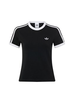 adidas Originals Koszulka damska Kobiety Bawełna czarny jednolity ze sklepu vangraaf w kategorii Bluzki damskie - zdjęcie 188019470