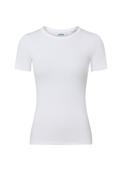 JJXX Koszulka damska - JXFrankie Kobiety Bawełna biały jednolity ze sklepu vangraaf w kategorii Bluzki damskie - zdjęcie 188019473