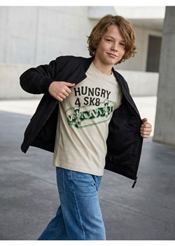 Sinsay - Bawełniana koszulka z nadrukiem - szary ze sklepu Sinsay w kategorii T-shirty chłopięce - zdjęcie 188020404