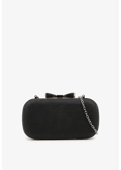 Czarna Torebka Kopertówka na Zatrzask z Łańcuszkiem Grissana ze sklepu born2be.pl w kategorii Kopertówki - zdjęcie 188020810