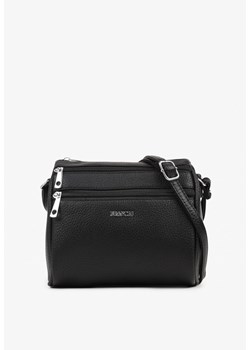 Czarna Torebka Listonoszka z Suwakami Savireline ze sklepu born2be.pl w kategorii Listonoszki - zdjęcie 188020844