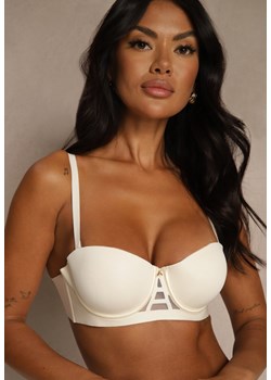 Jasnobeżowy Klasyczny Biustonosz Typu Balkonetka Doriesana ze sklepu renee.pl w kategorii Biustonosze - zdjęcie 188025044