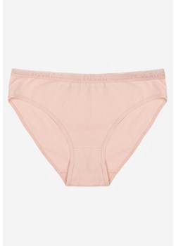 Jasnoróżowe Majtki Figi z Bawełny z Napisem Love Adririn ze sklepu renee.pl w kategorii Majtki damskie - zdjęcie 188025372