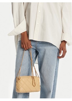 Torebka Tory Burch Fleming Small 169226 Écru ze sklepu eobuwie.pl w kategorii Kopertówki - zdjęcie 188027214